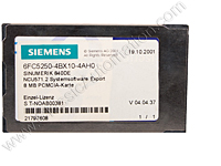 6FC5250-4BX10-4AH0, Siemens Sinumerik NCU 571.2 Memory Card