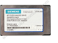 6FC5250-6AX30-3AH0, Siemens Sinumerik 8 MB PCMCIA Card